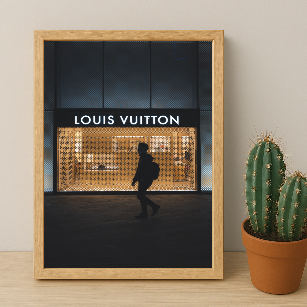 Cadre photo Louis Vuitton by night