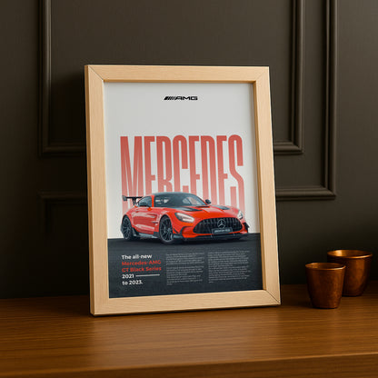 Poster Voitures - Mercedes AMG GT Black Series