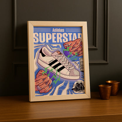 Cadre photo Adidas - Superstar