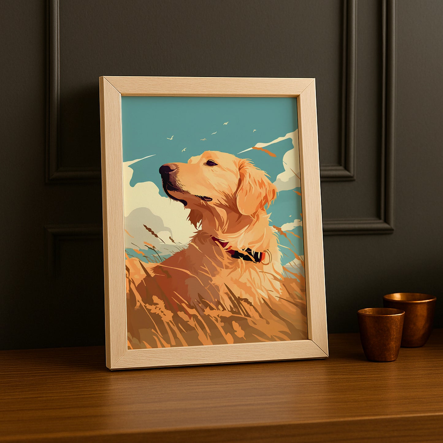 Chien portrait - Poster