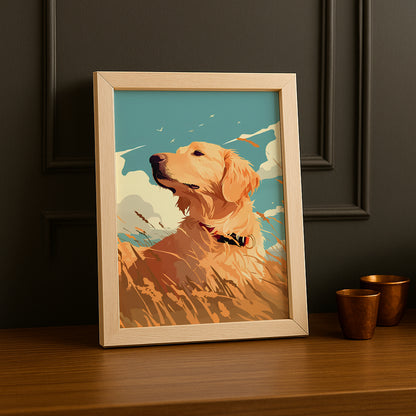 Chien portrait - Poster