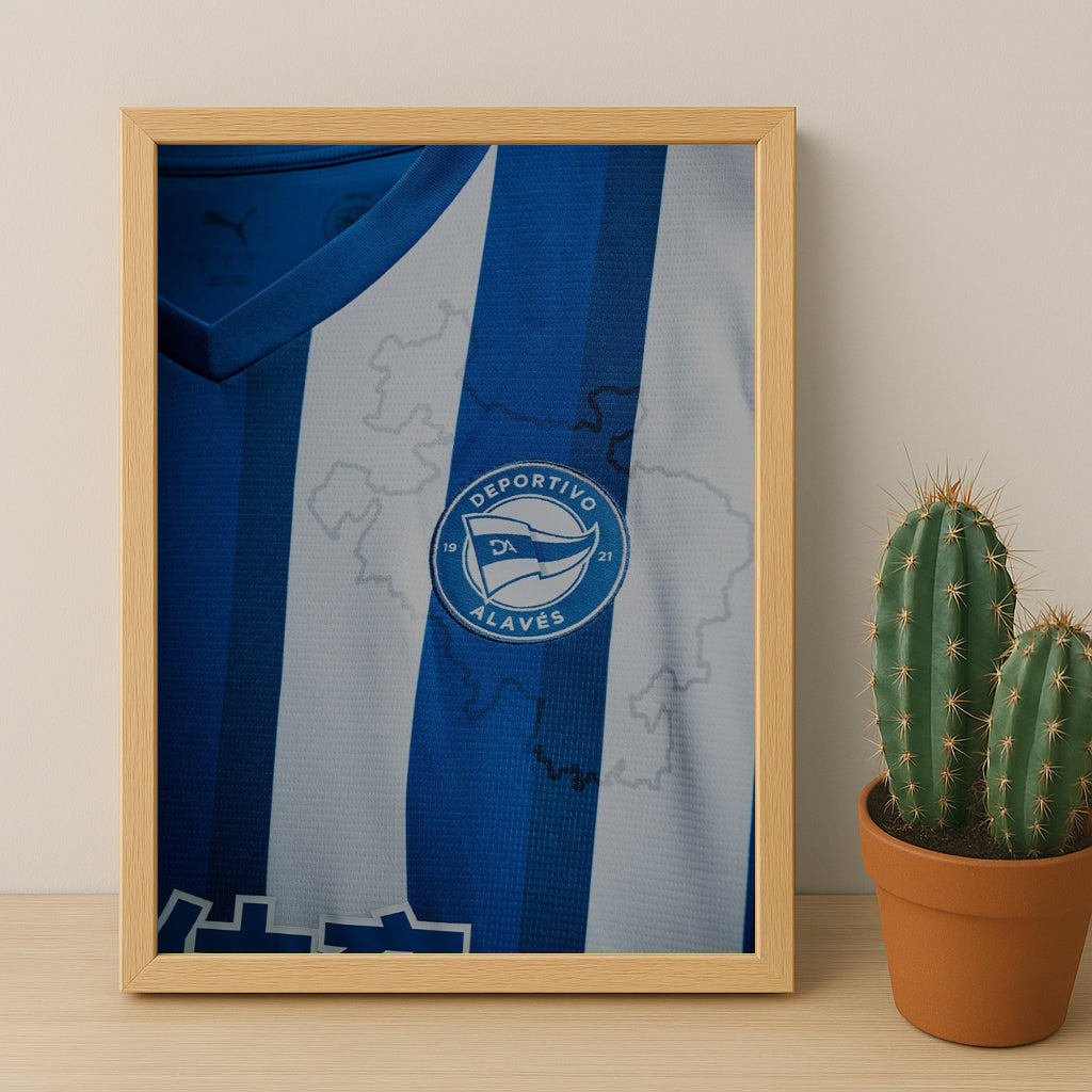 Cadre photo - Maillot Alaves 25-26