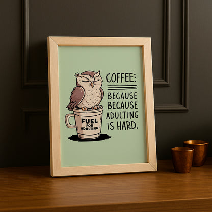 Cadre photo Café - Fuel