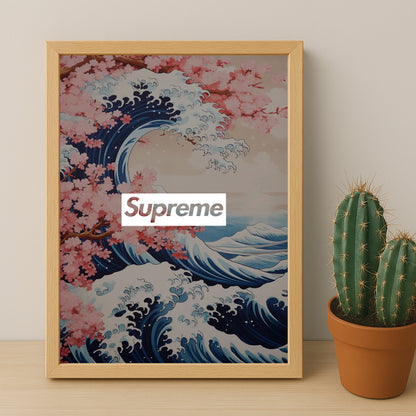 Cadre photo Supreme - Japan Wave