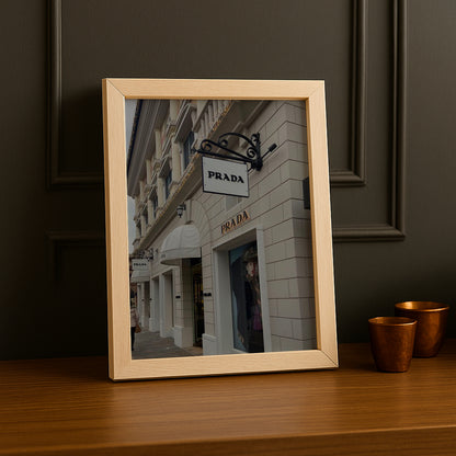 Cadre Photo Prada - Devanture de magasin