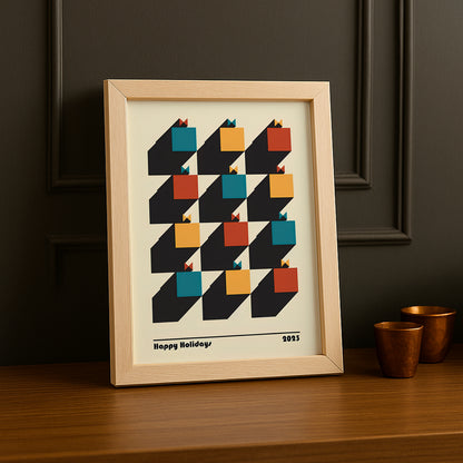 Cadre photo Bauhaus Happy Holidays 2023