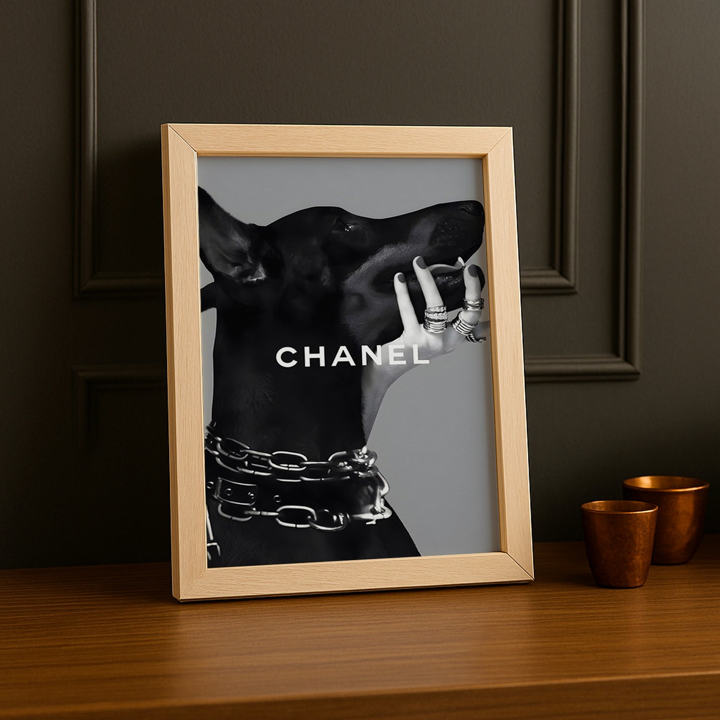 Poster Photo Chanel - Chien