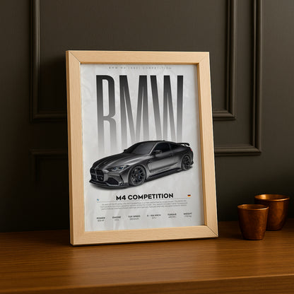 Cadre photo BMW M4 Competition
