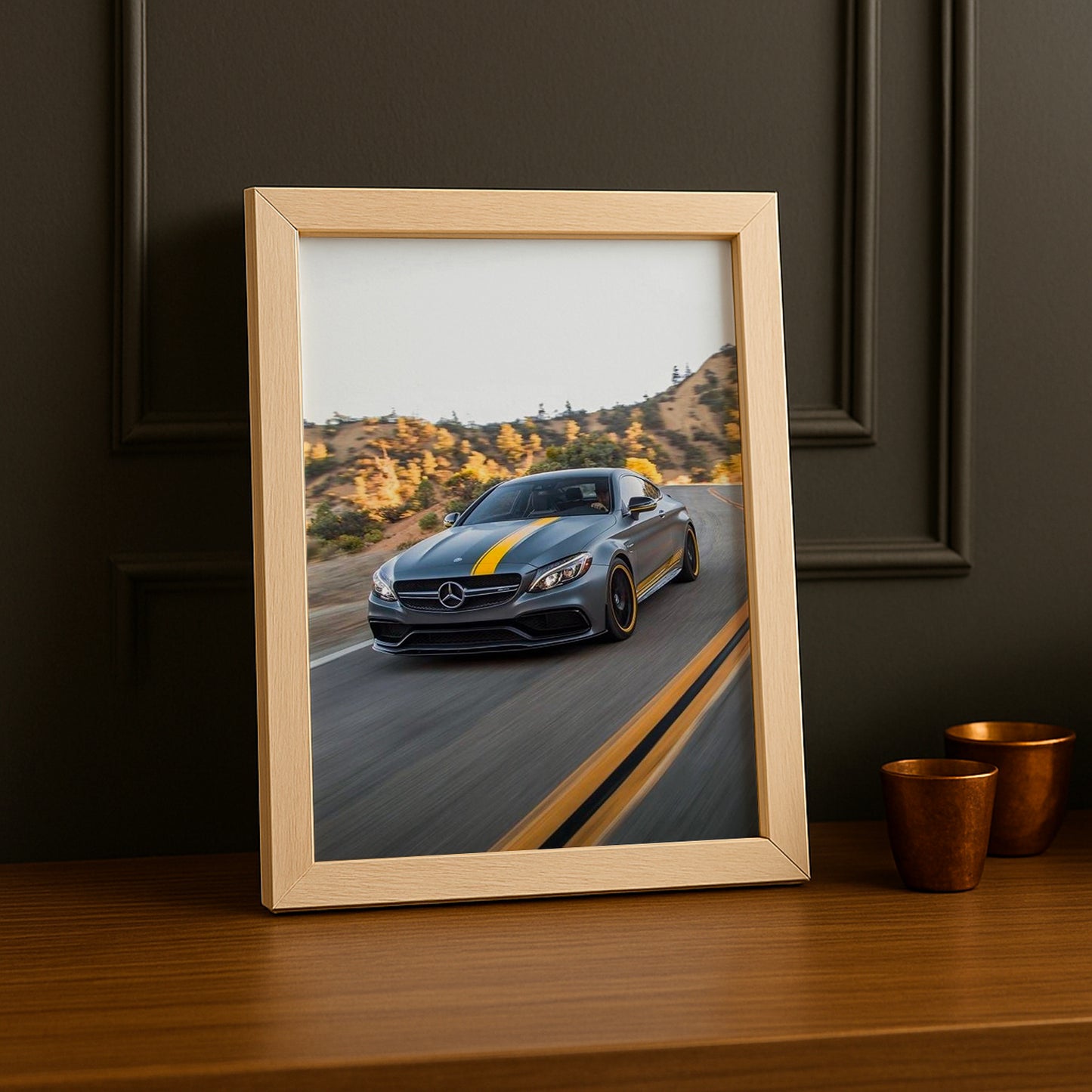 Cadre photo Mercedes C63S
