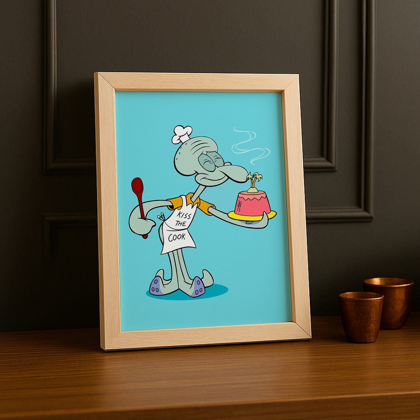 Cadre Photo Bob L'Éponge - Carlo Kiss The Cook