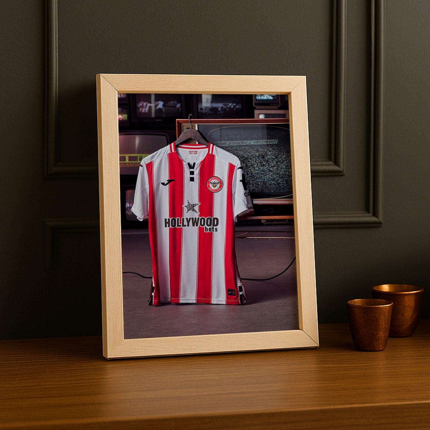 Cadre photo - Maillot Brentford 25-26