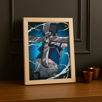 Cadre Photo Naruto - Sasuke