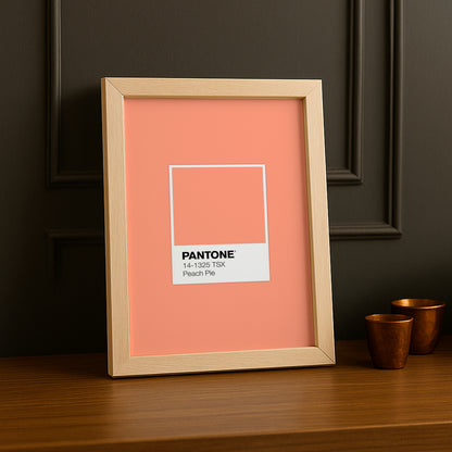 Cadre Photo Pantone Étiquette - Peach Pie