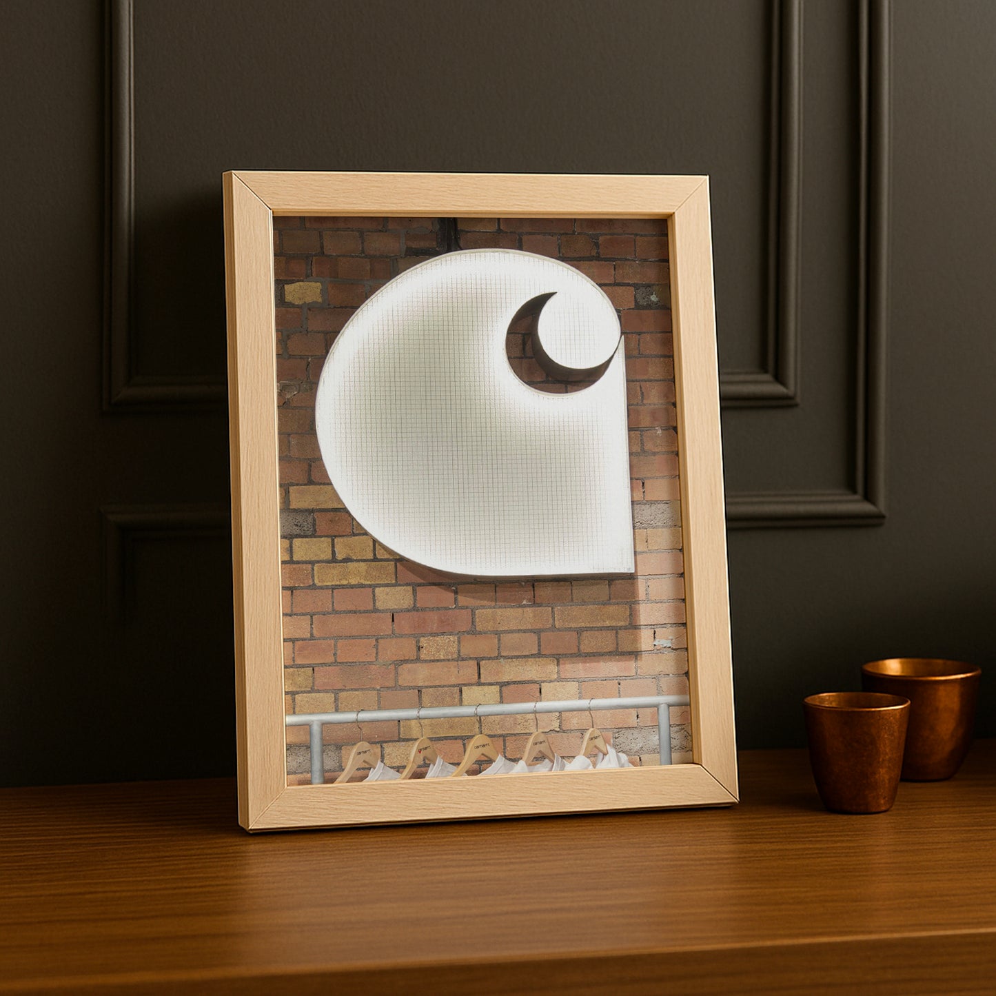 Poster Carhartt – Logo Lumineux