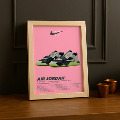 Cadre Photo Sneakers - Jordan Jumpman Jack Travis Scott x Chase B