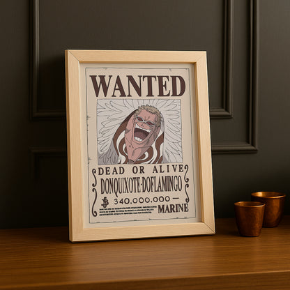 Cadre photo One Piece - Wanted Donquixote Doflamingo