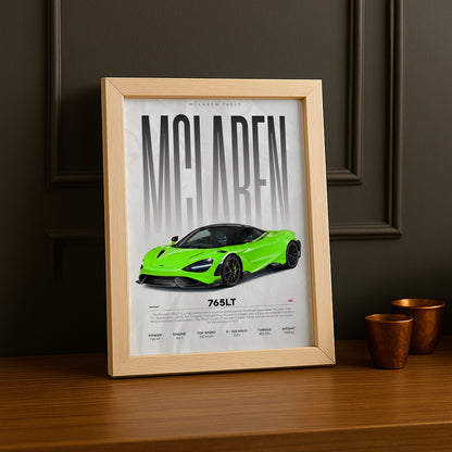 Cadre photo McLaren 765 LT