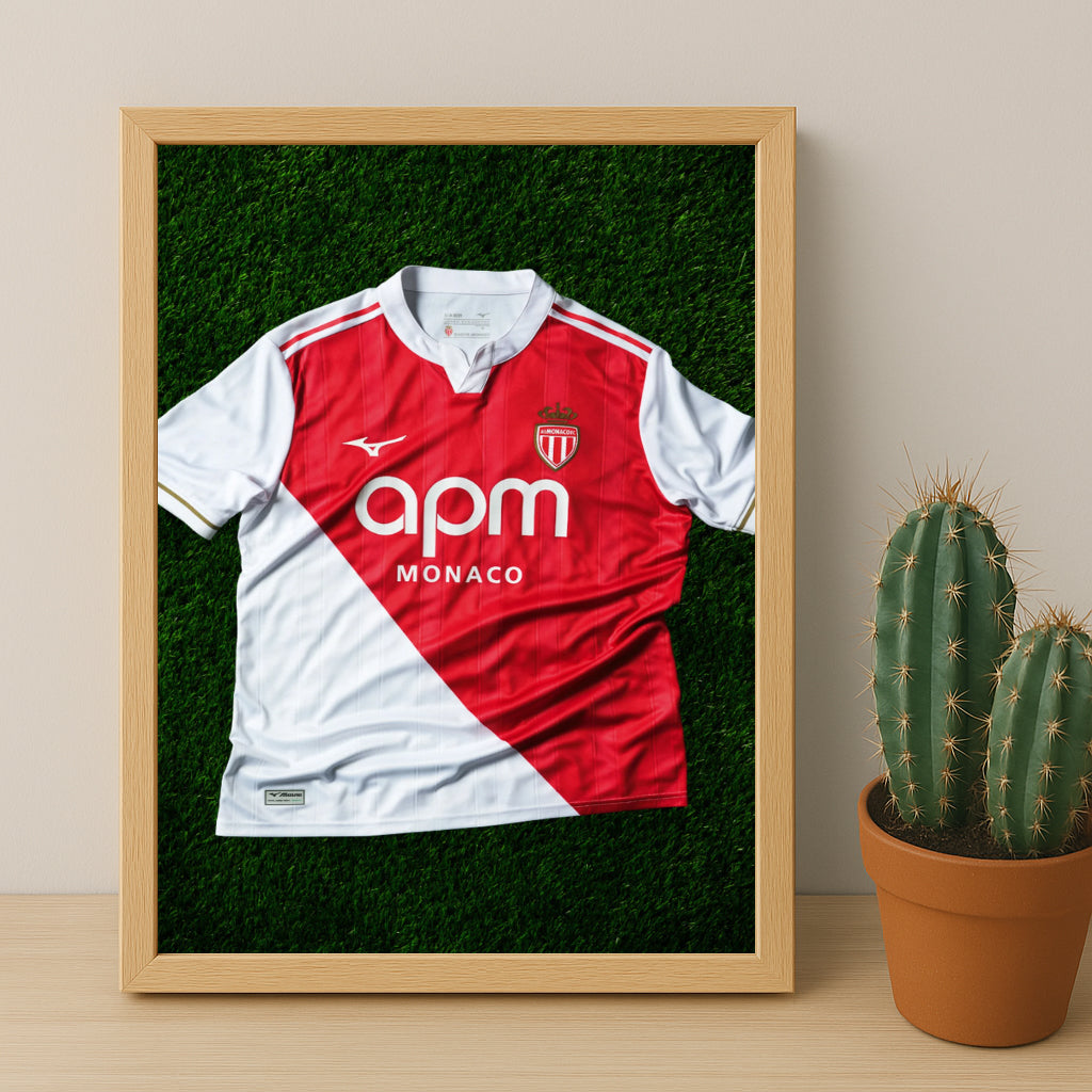 Cadre photo - Maillot AS Monaco 2026