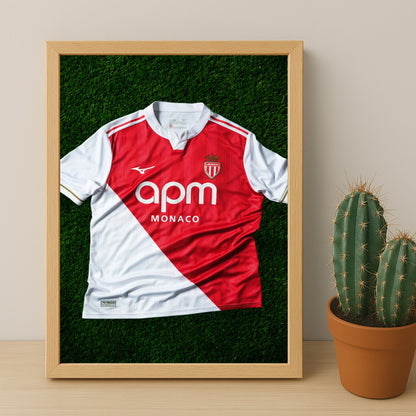 Cadre photo - Maillot AS Monaco 2026