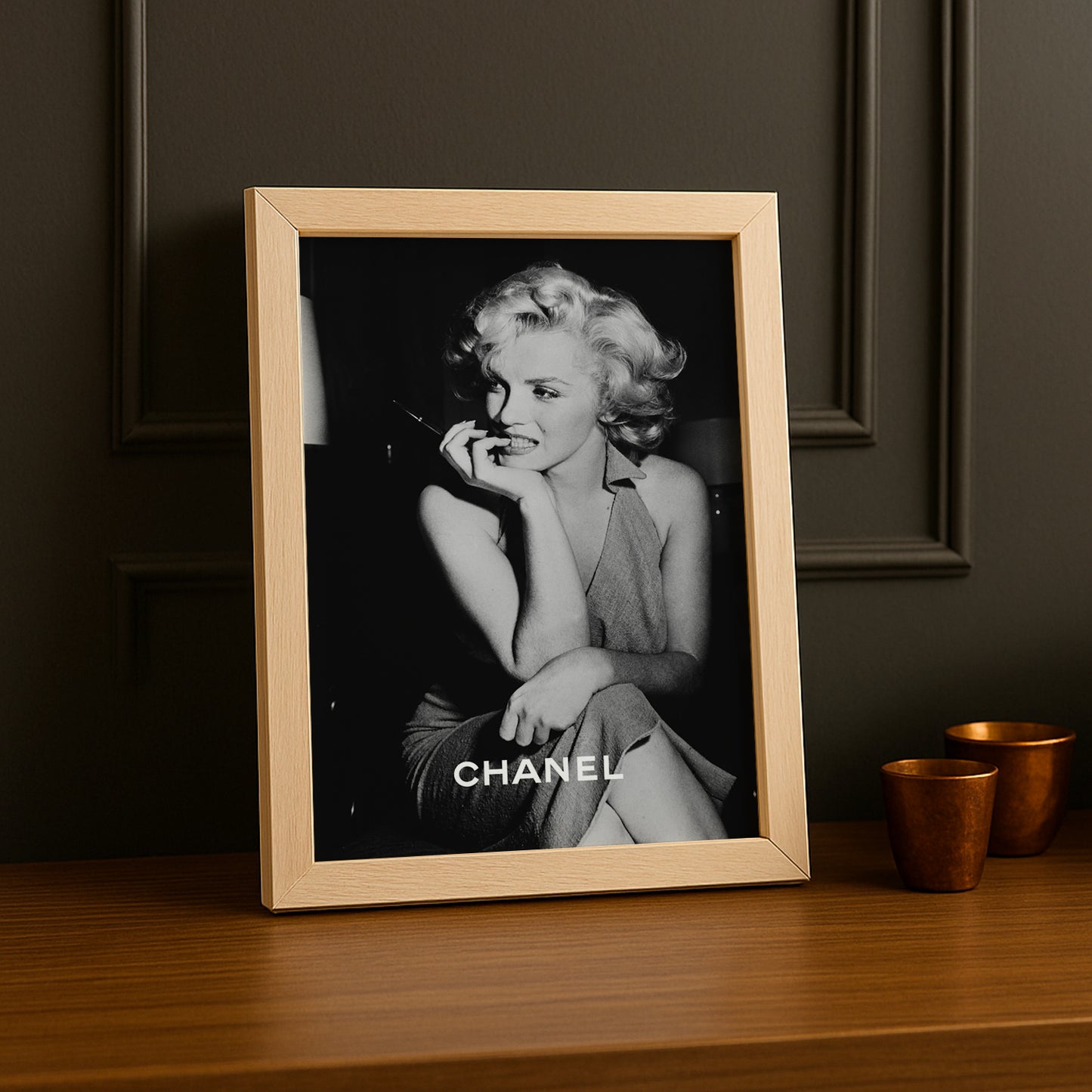 Poster encadré Marilyn Monroe Chanel