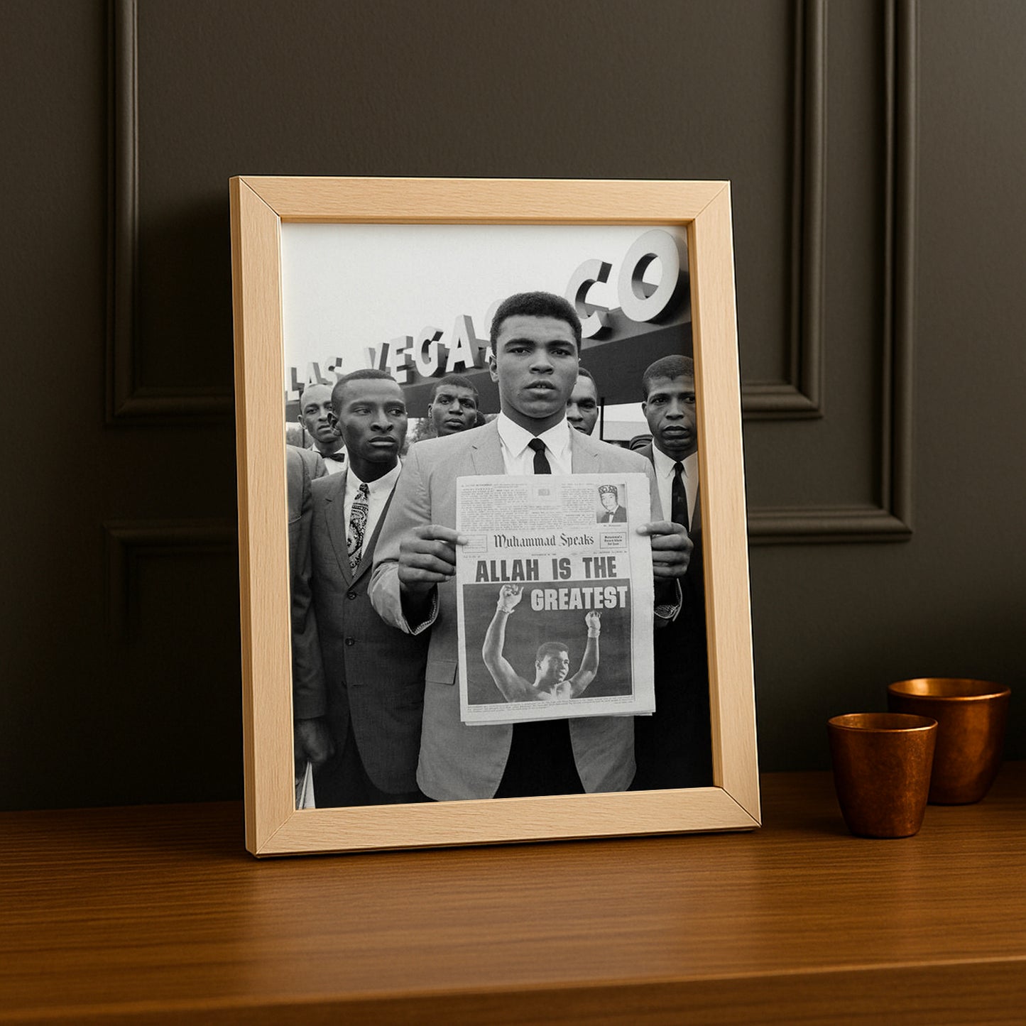 Cadre Photo Boxe - Muhammad Ali "Allah Is The Greatest"