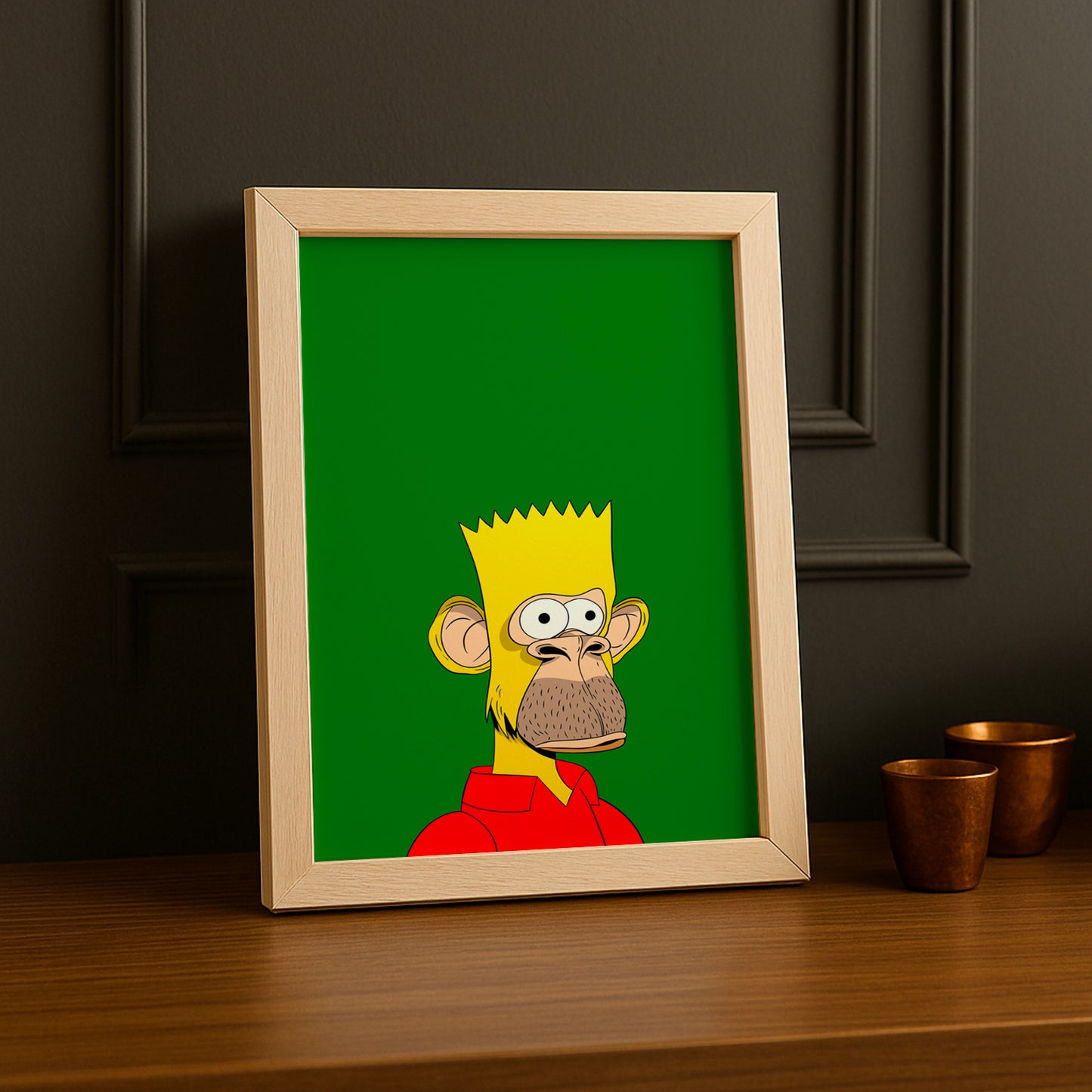 Cadre photo Bayc Ape Bart Simpson