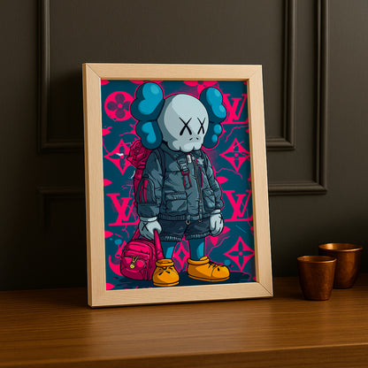 Poster Kaws Louis Vuitton outfit