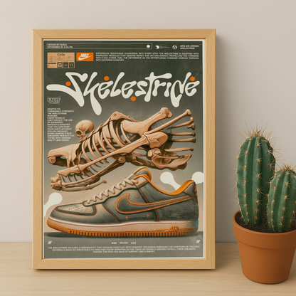 Poster Nike Air Force Skelestrine