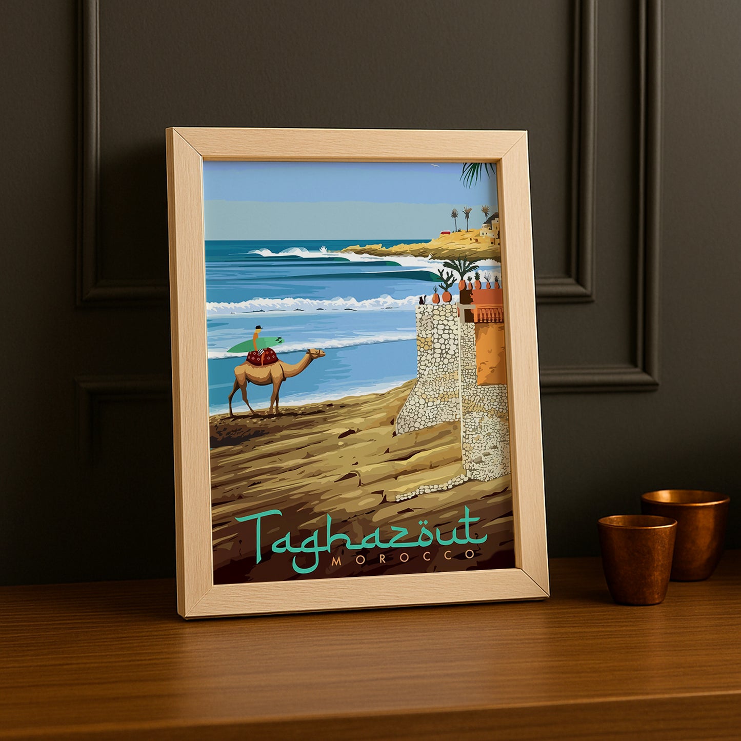 Taghazout Maroc - Cadre photo