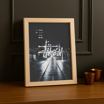 Cadre photo Stüssy logo town