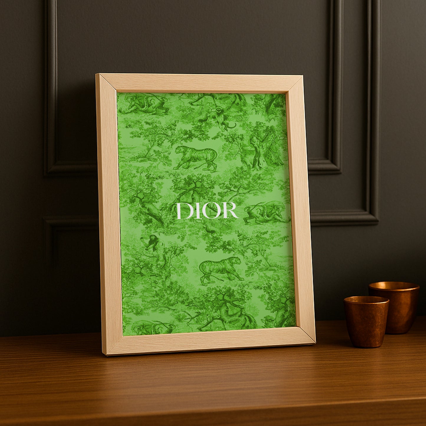 Cadre photo Dior Green Dessin