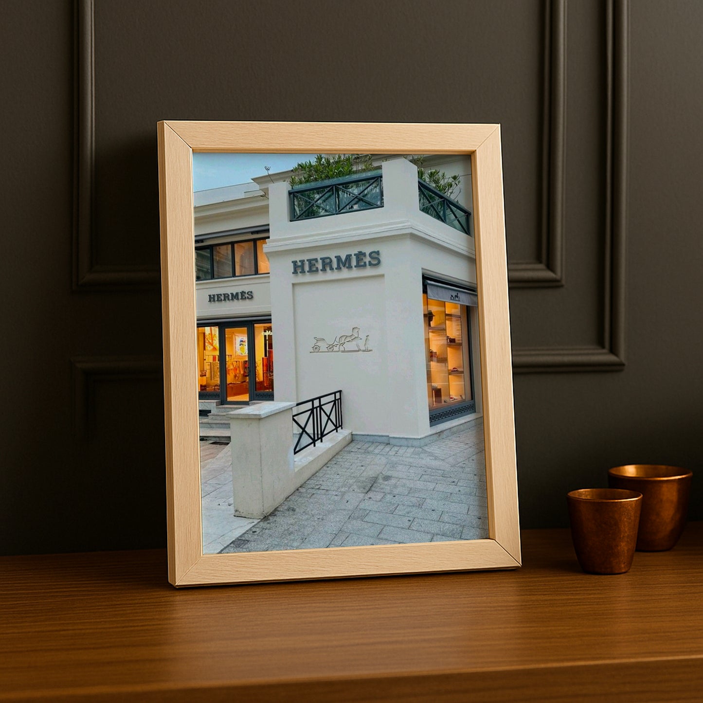 Cadre photo Hermès - Grey