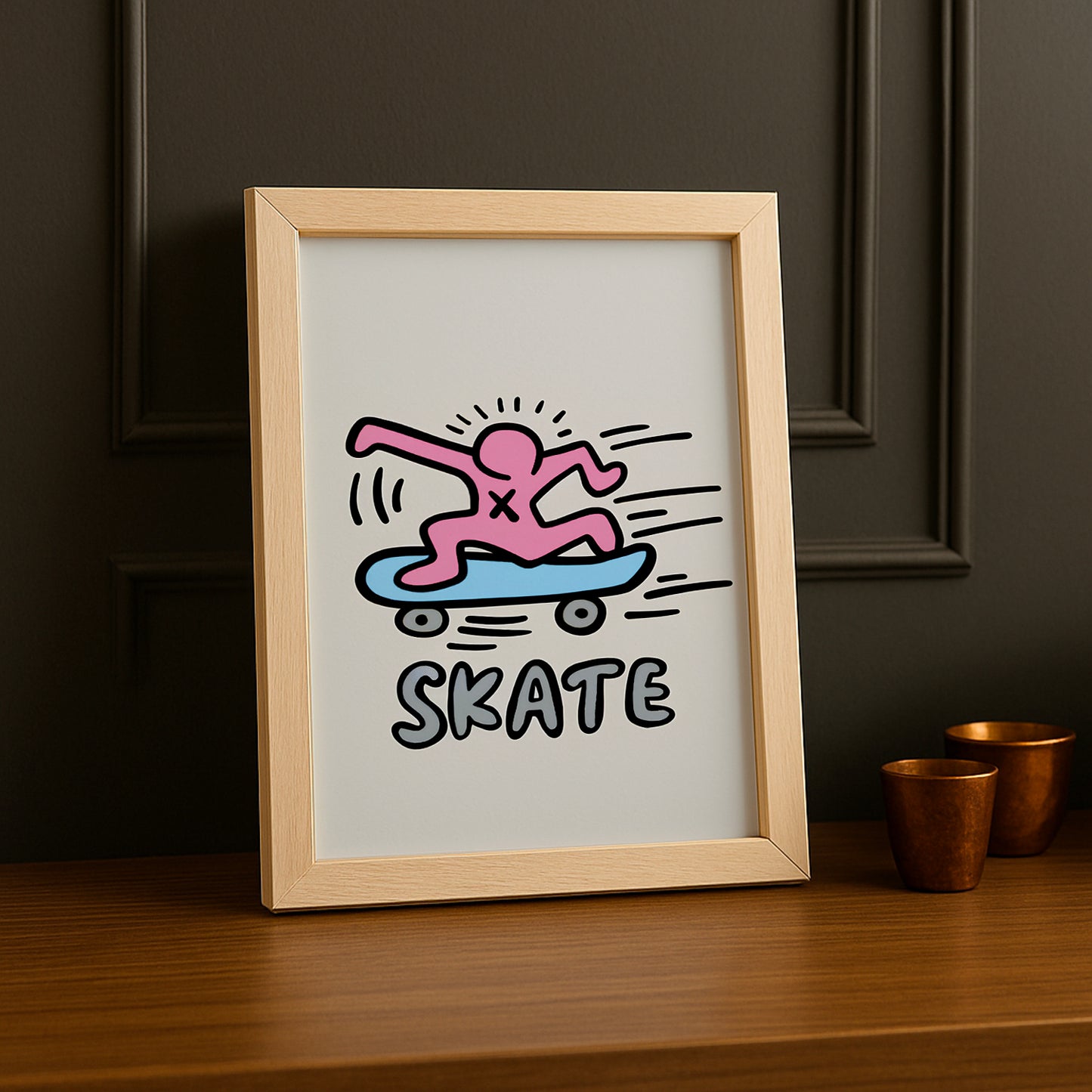 Cadre photo Keith Haring