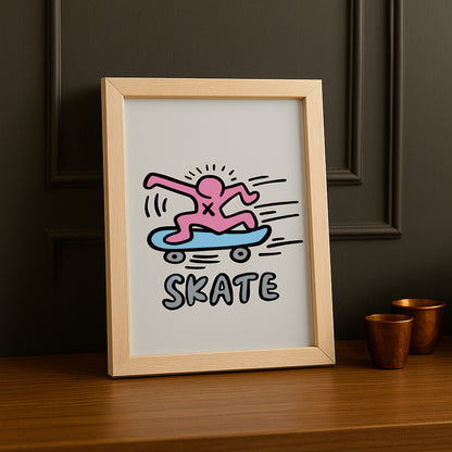 Cadre photo Keith Haring