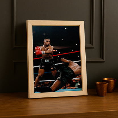 Cadre Photo Boxe - Mike Tyson KO
