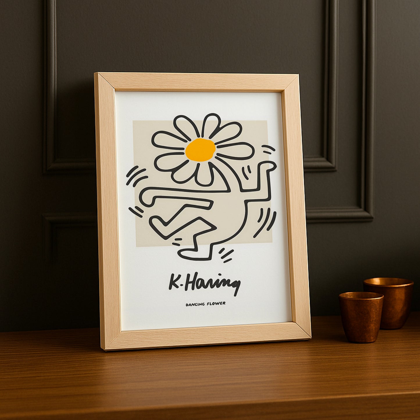 Cadre photo Keith Haring