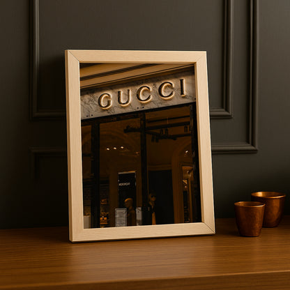 Cadre Photo Gucci - Devanture Gold