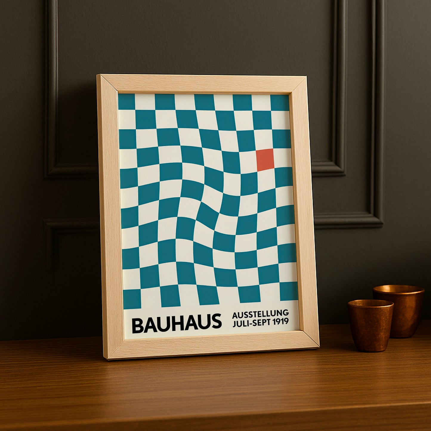 Cadre photo Bauhaus Ausstellung 1919