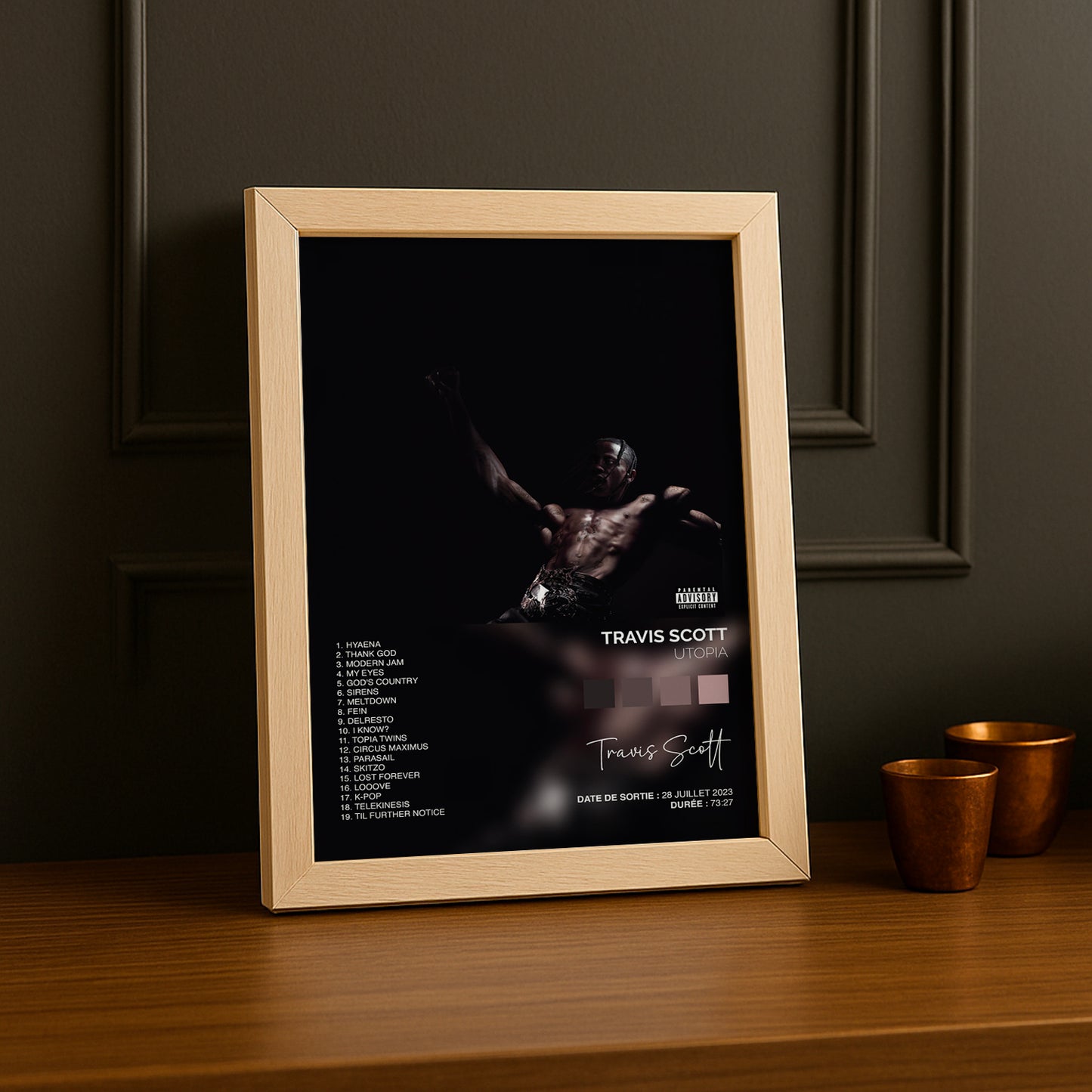 Cadre photo Utopia Travis Scott