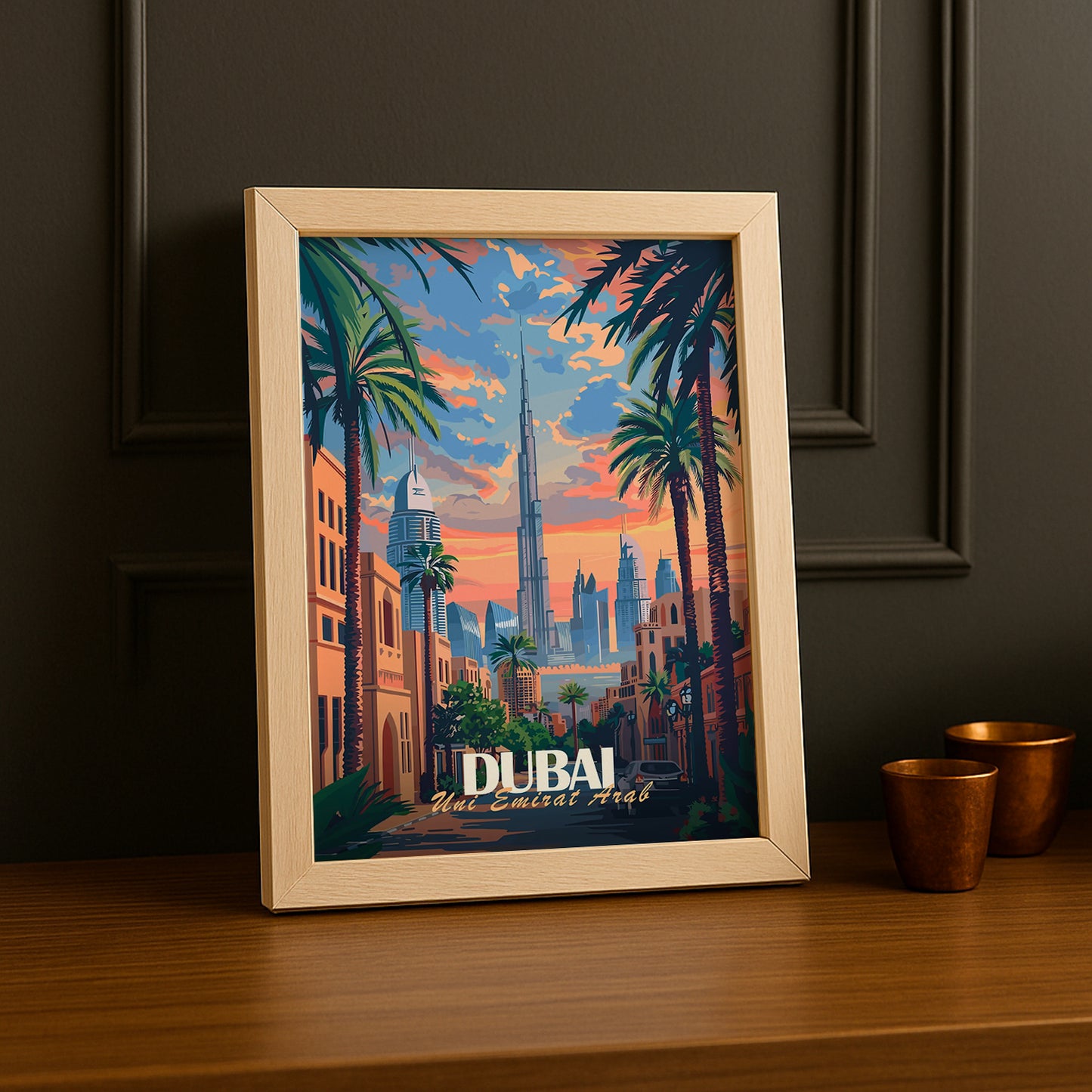 Cadre photo Dubai Uni Emirat Arab