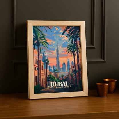 Cadre photo Dubai Uni Emirat Arab