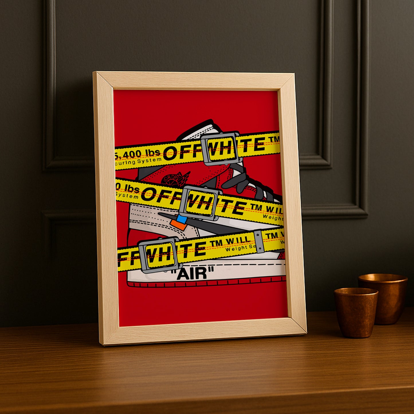 Cadre photo Off-White Air Jordan 1