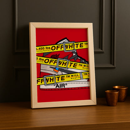 Cadre photo Off-White Air Jordan 1