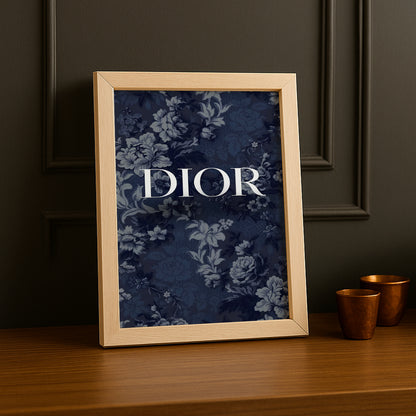Cadre photo Dior Blue Flowers