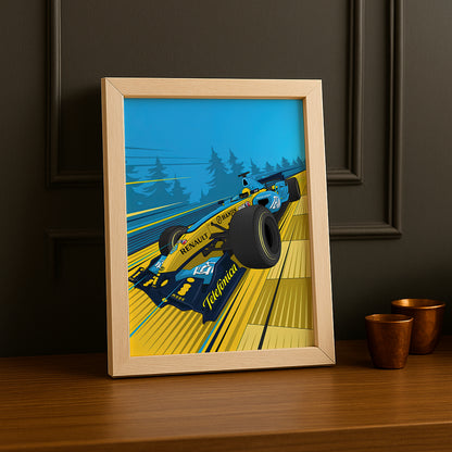 Cadre photo Formule 1 Renault