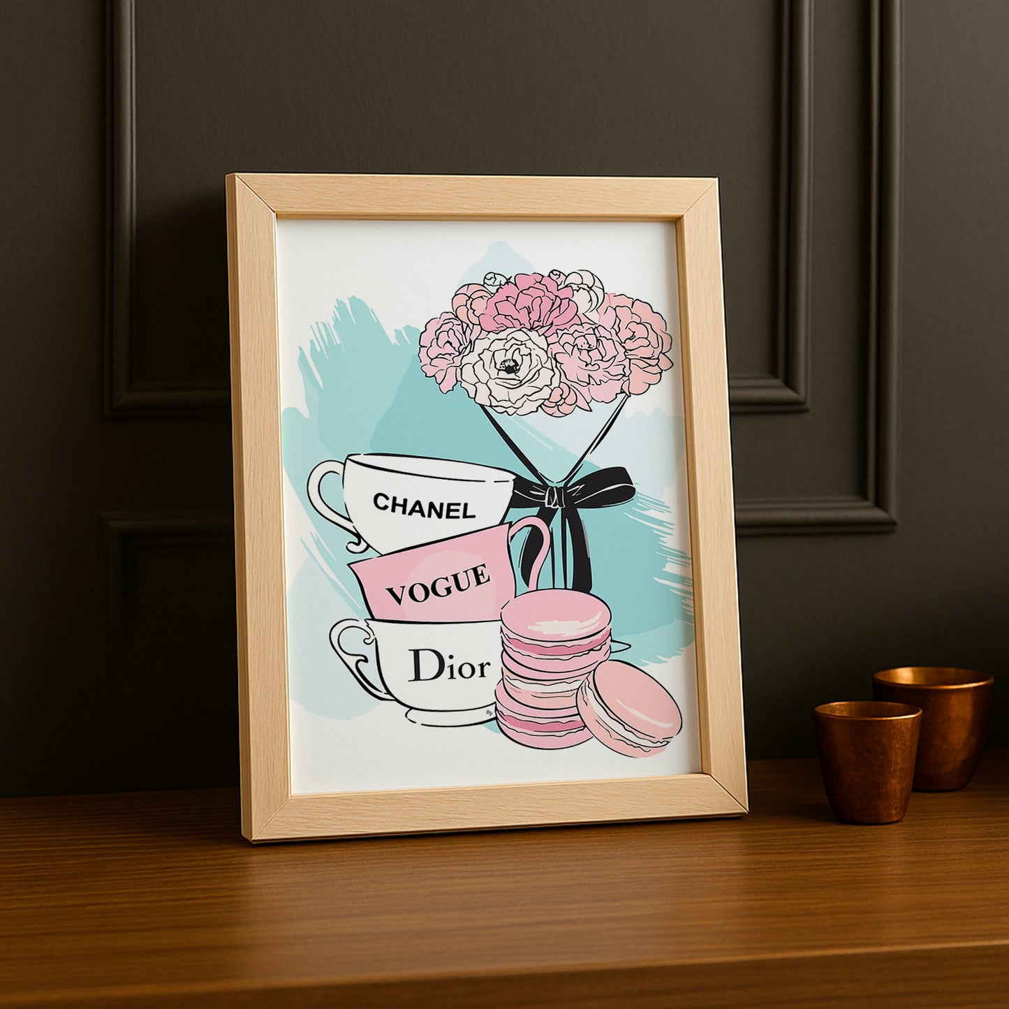 Cadre photo Dior Illustration