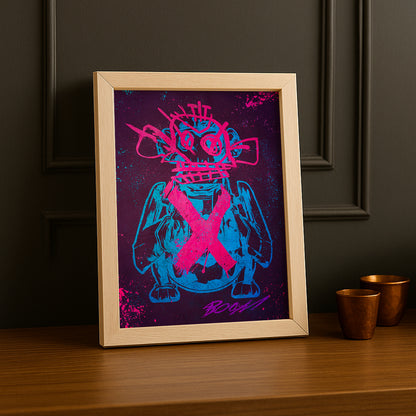 Cadre photo Monkey Graffiti Arcane