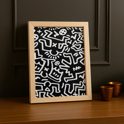 Cadre photo Keith Haring