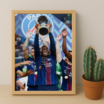 Poster d'Ousmane Dembélé Paris Saint-Germain