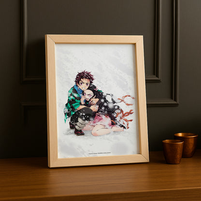Cadre Photo Demon Slayer - Tanjiro and Nezuko